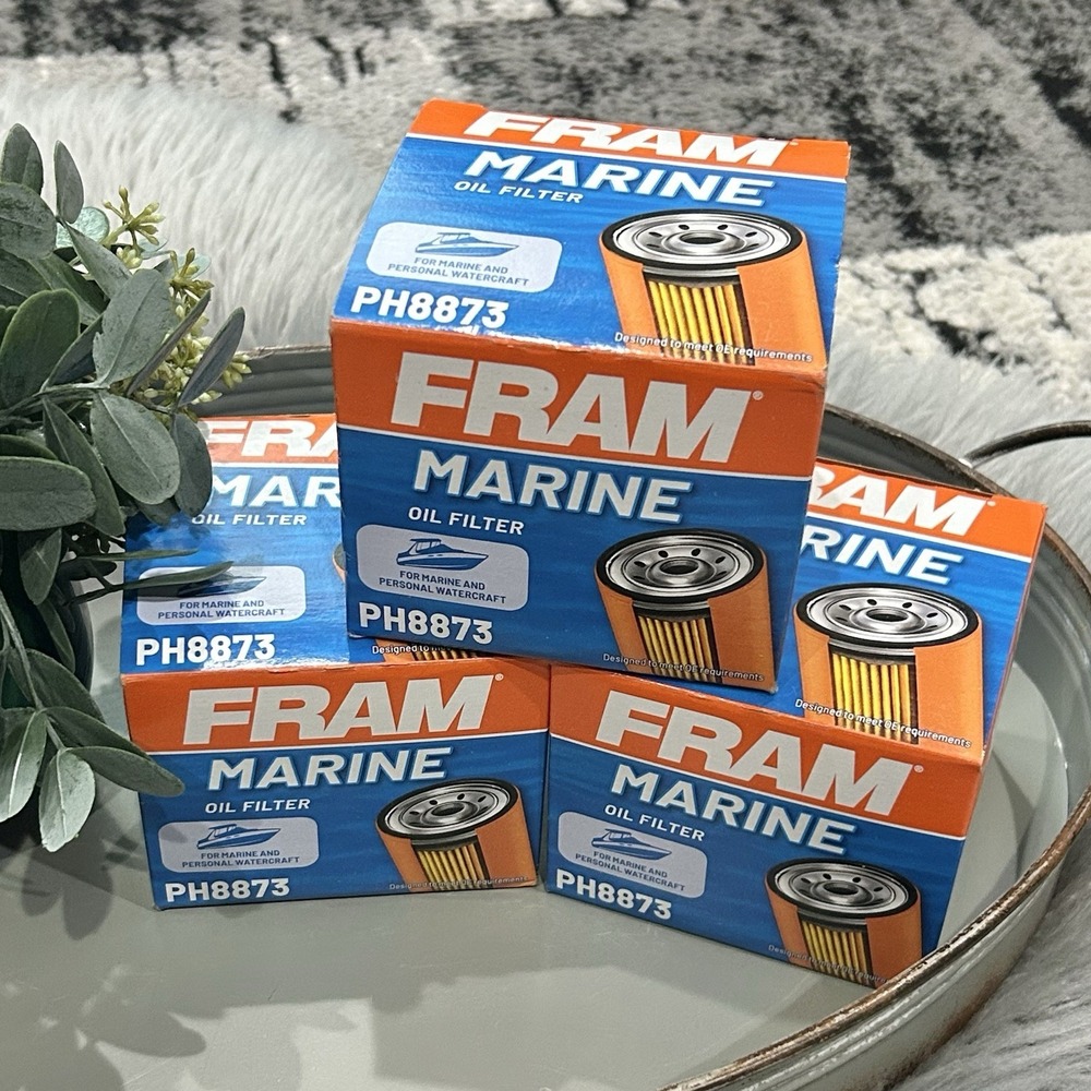 FRAM PH8873 Marine Oil Filter 3-pack For Marine & Personal Watercraft‎